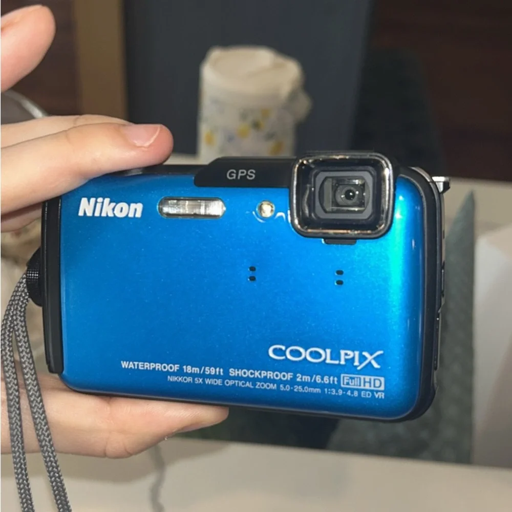 Nikon COOLPIX Blue Digital Camera